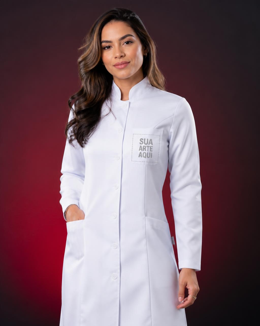 Jaleco Personalizado - modelo feminino